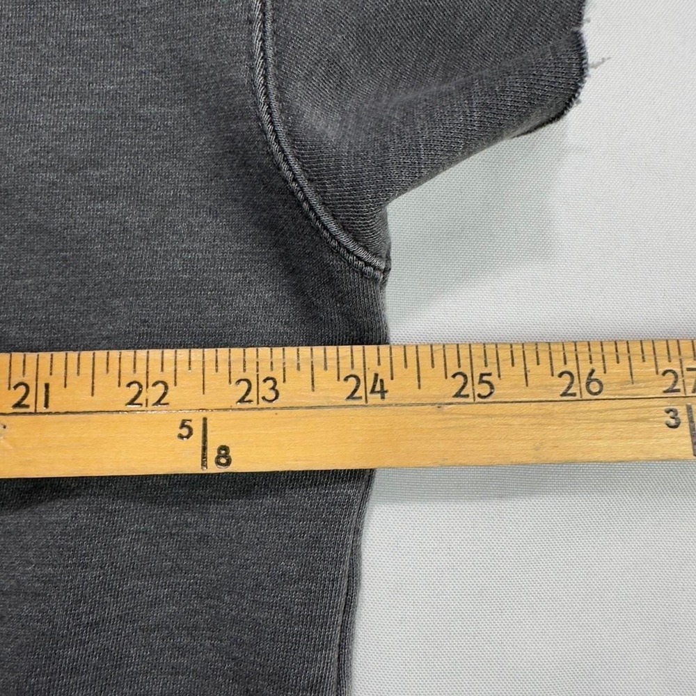 Local Motion Cutoff Hoodie Men's XL Gray Distressed Sleeveless Surf Sweatshirt - Picture 6 of 7